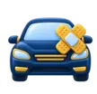 Car accident law icon